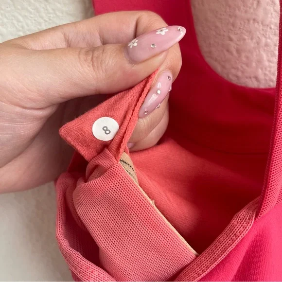 LULULEMON Flash Hot Pink Scoop Neck Racerback Workout Athletic Tank Top - Picture 11 of 11